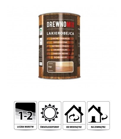 DREWNOMIX LAKIEROBEJCA 900ML RÓŻNE KOLORY!