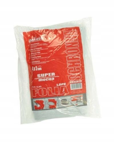 Folia malarska SUPER MOCNA 4X5M