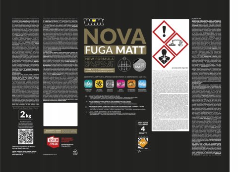Fuga WIM NOVA MATT 2 kg RÓŻNE KOLORY