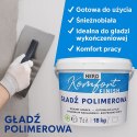 NERO GŁADŹ POLIMEROWA KOMFORT FINISH 18kg gotowa masa szpachlowa do wnętrz