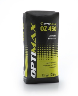 OPTIMAX OZ 450 – Zaprawa murarska BUDOWLANA M10, 25 kg