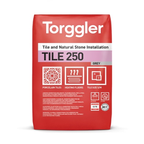 Torggler TILE 250 – Szary klej cementowy C2 TE 25 kg