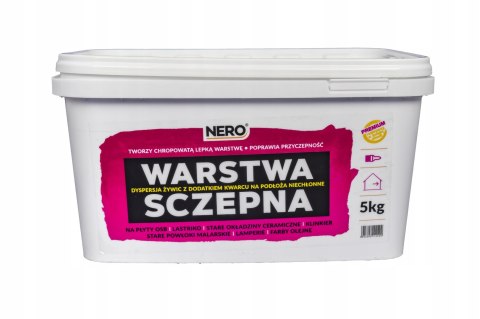 WARSTWA SCZEPNA - 5kg - grunt kontaktowy do powierzchni niechłonnych